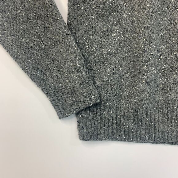 UNTUCKit Gordonne Sweater Mens L Large Gray Lambswool Nylon Blend Polo Collar - Picture 9 of 13